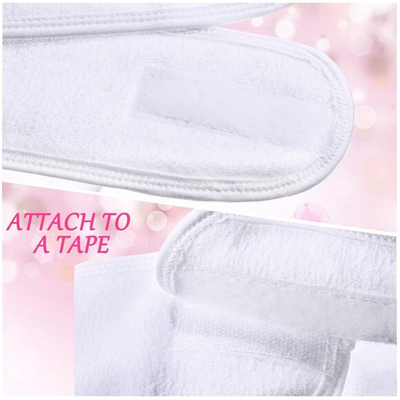 3544 30 Pack Spa Headband Facial Esthetician Hair Wrap Adjustable Makeup main image 4